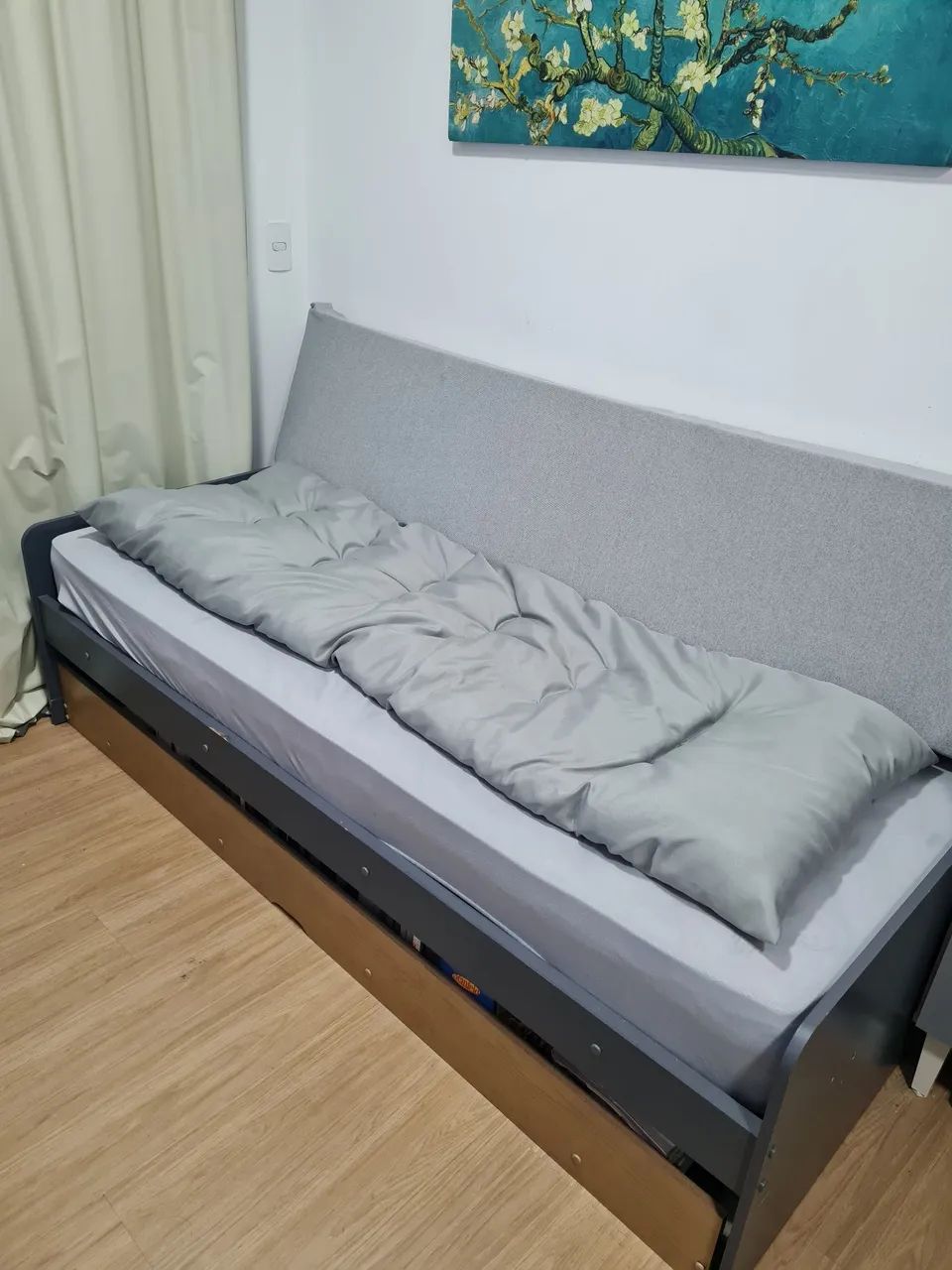 Sofá cama com colchão - Foto 3