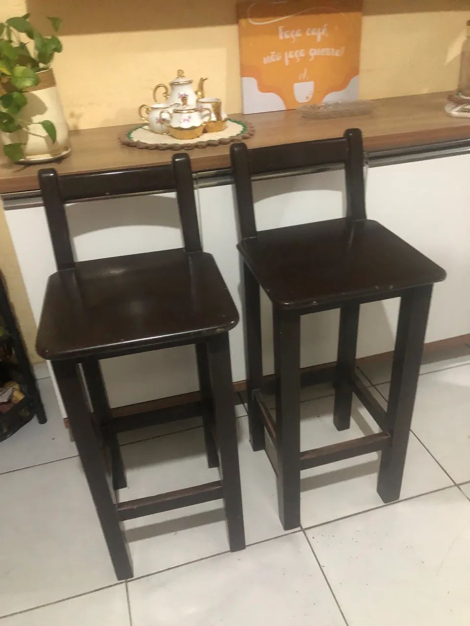 Duas banquetas em perfeito estado de uso - Foto 2