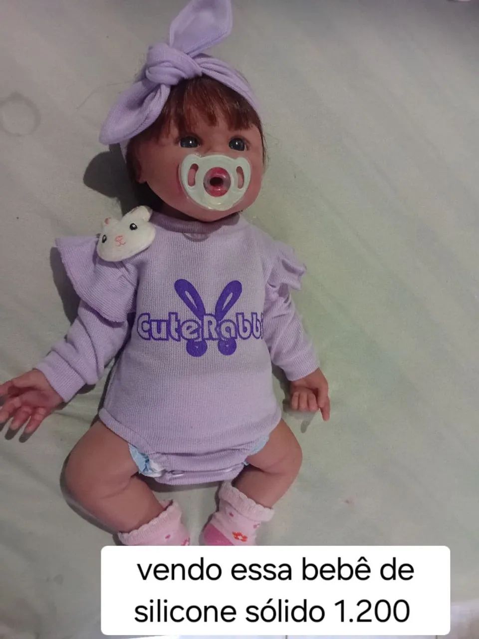 Vendo bebê de silicone sólido 