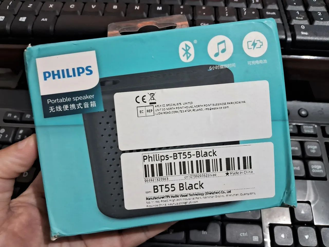 Caixa de som Bluetooth Philips BT55 Original  - Foto 3