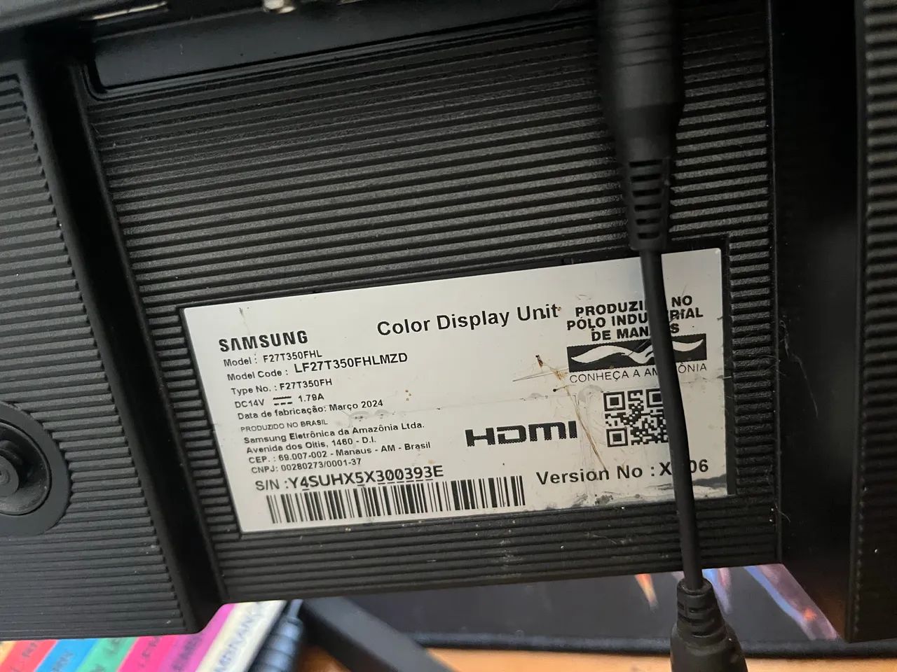 Monitor Samsung com Defeito  - Foto 2