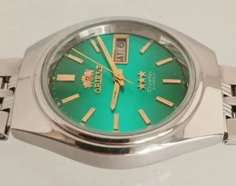 RELÓGIO ORIENT CRYSTAL AUTOMÁTICO JAPAN IMPECÁVEL  - Foto 3