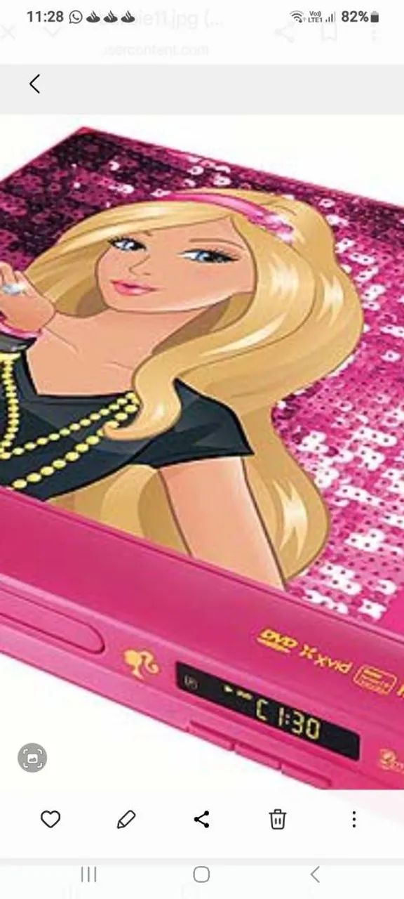 Dvd Tectoy da Barbie. Conservado - Foto 2