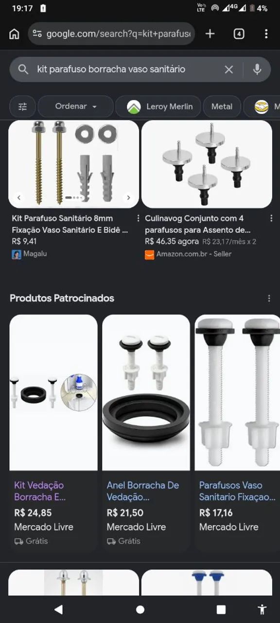 vedação caixa acoplada - Foto 2