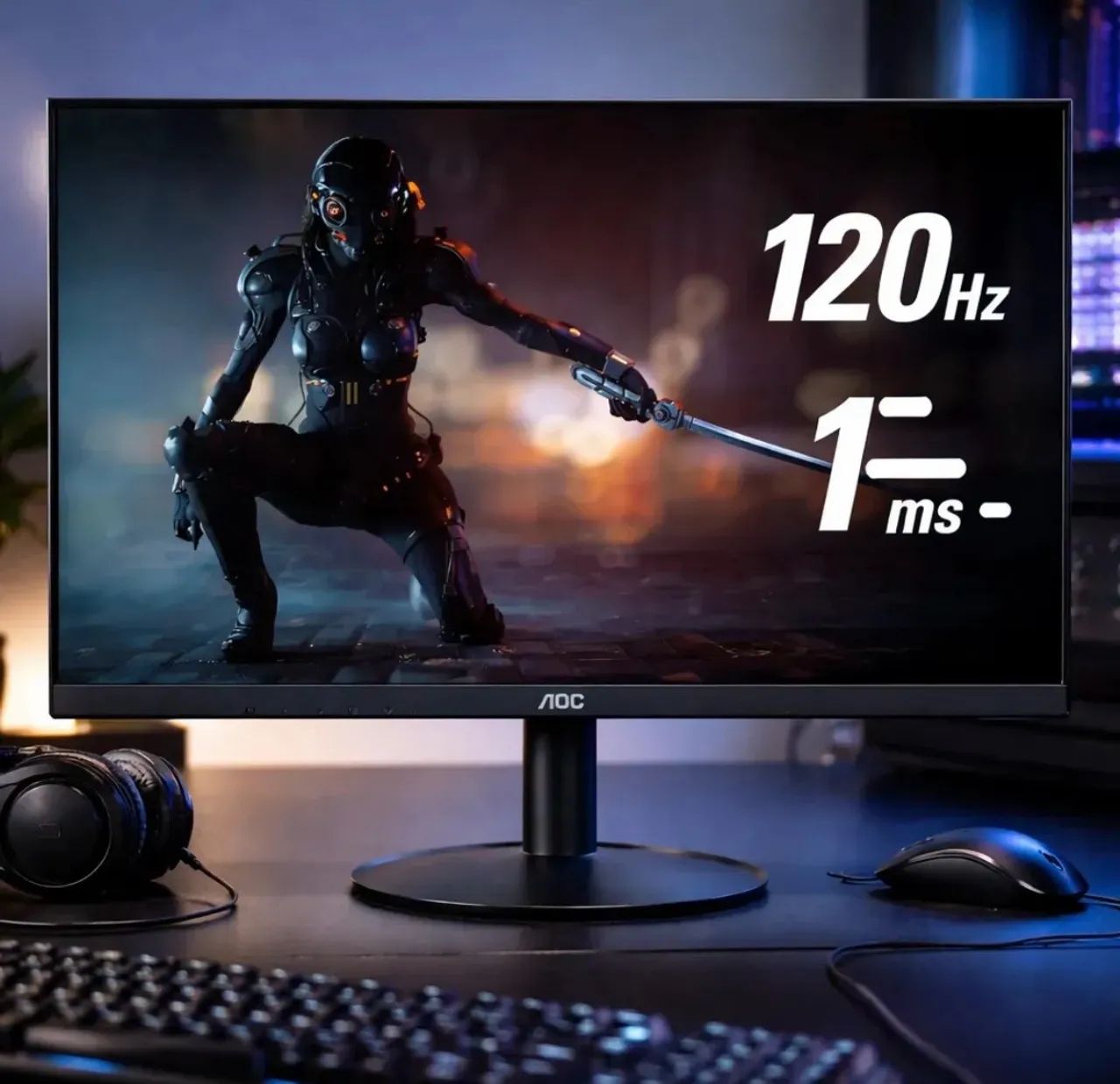 Monitor AOC 120hz 1ms