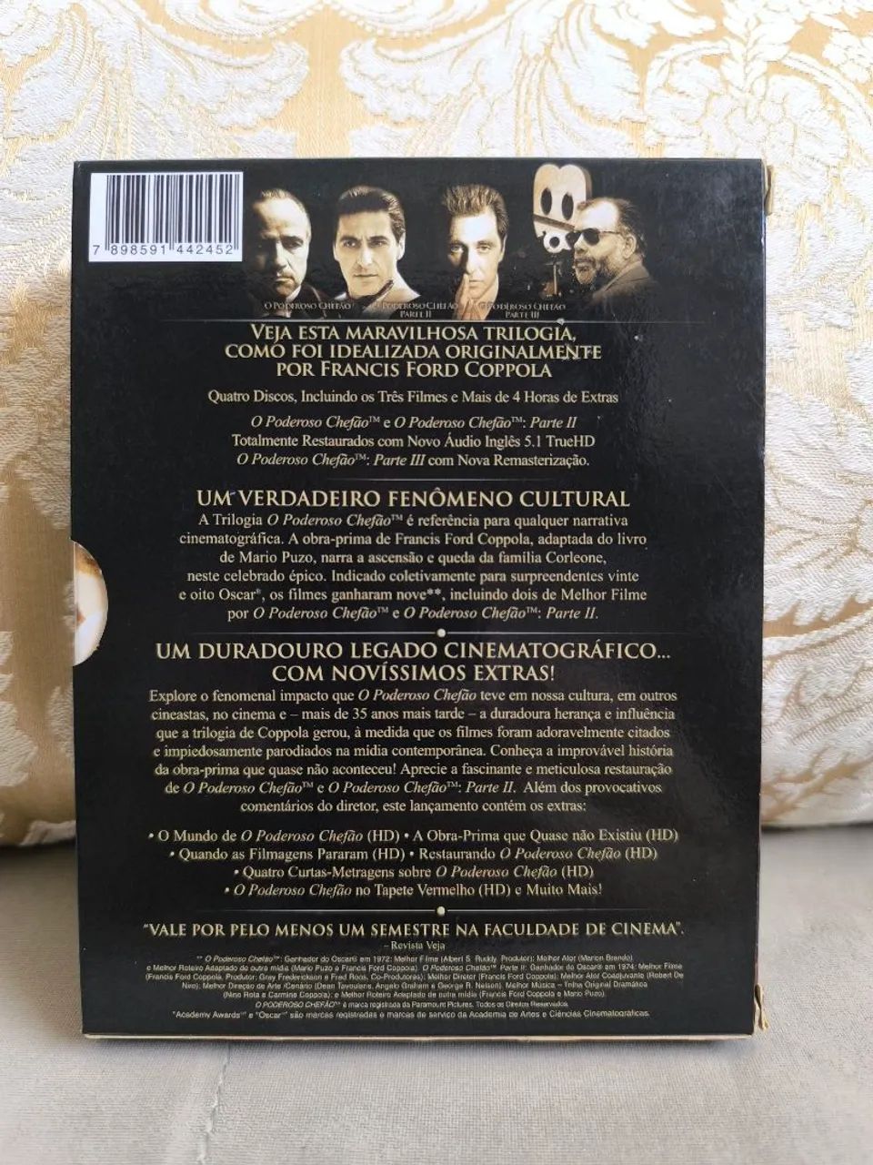 Box Blu-ray da trilogia O Poderoso Chefão: The Coppola Restoration. - Foto 4