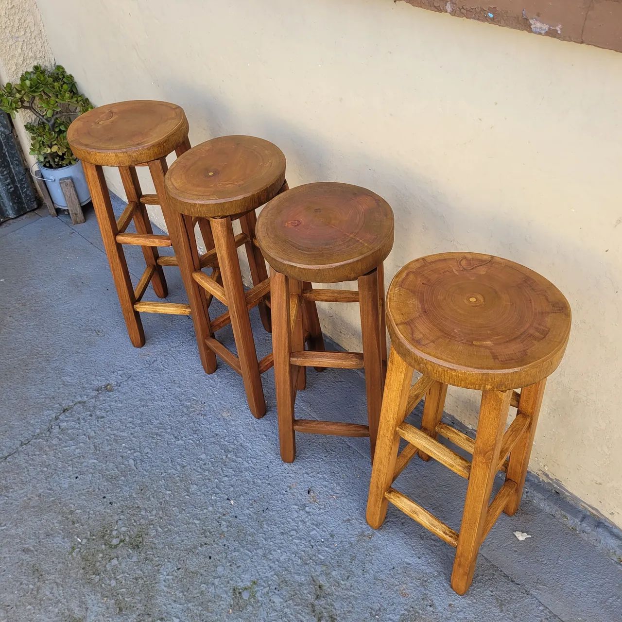 Banqueta bolacha rustica 