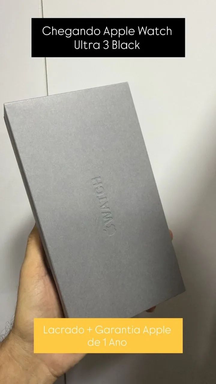 Apple Watch Ultra 3 Black Lacrado  - Foto 2