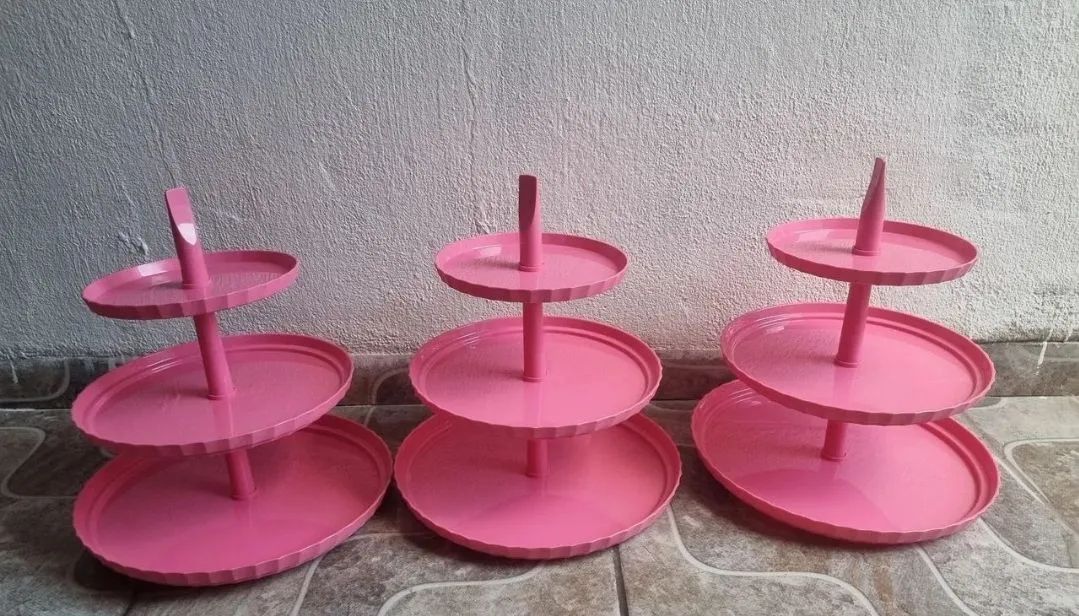 Porta docinhos triplo novo
