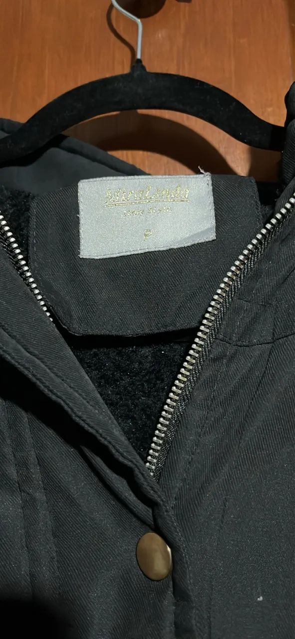 Parka Feminina Preta - Foto 2