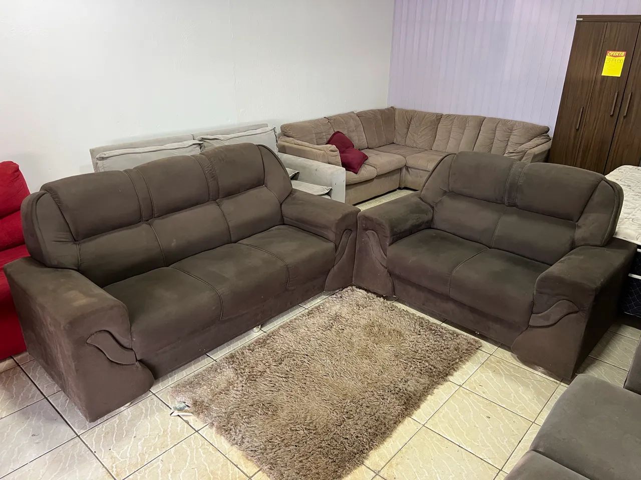 Vendo Jogo de Sofá 2 e 3 lugares em ótimo Estado Entrego *