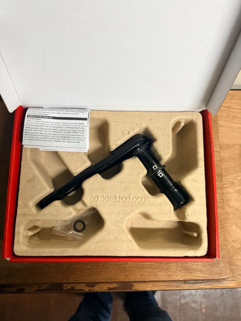 Pedivela Manivela Esquerda com medidor de potência SRAM RIVAL AXS DUB 172,5mm - Foto 2