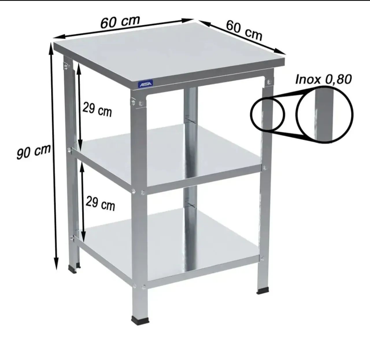 Paneleiro inox