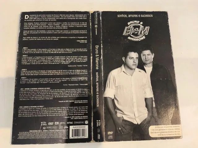  Dvd - Cd Bruno e Marrone 4 cds + 2 DVDs usado no estado  COMPLETO  - Foto 3