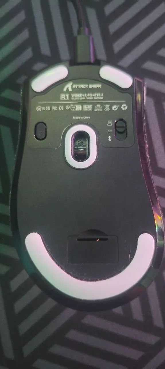Mouse Attack Shark R1Com Cerca 3 Meses de uso - Foto 3