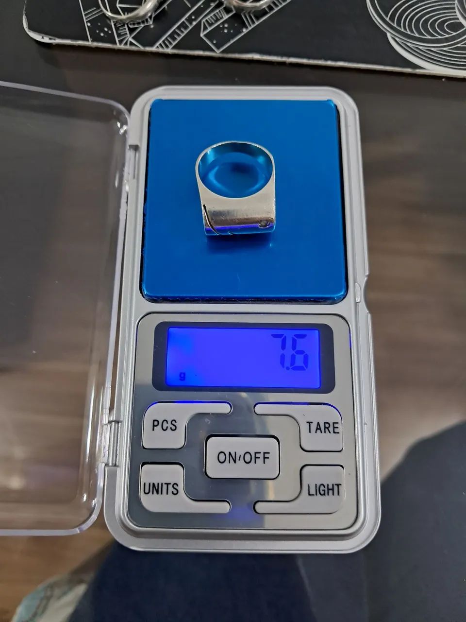 Anel de prata com zirconia - Foto 5