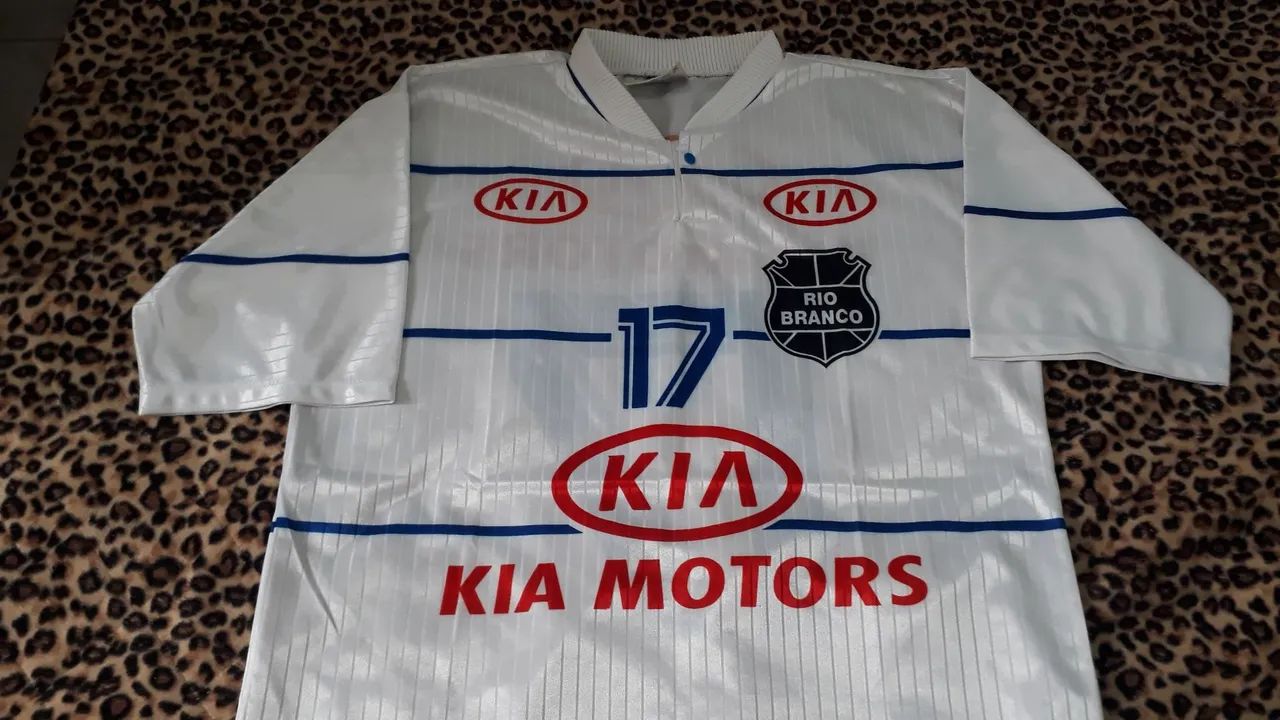 Camisa Antiga do  Rio Branco ES G - Foto 4