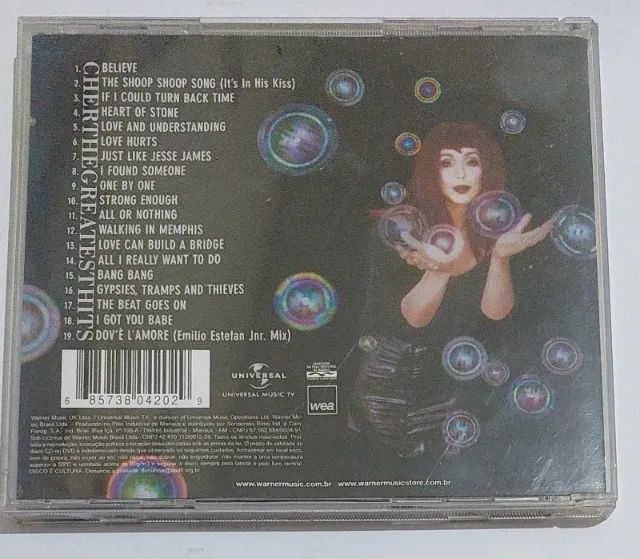 CD Cher The Greatest Hits (1999) - Foto 2