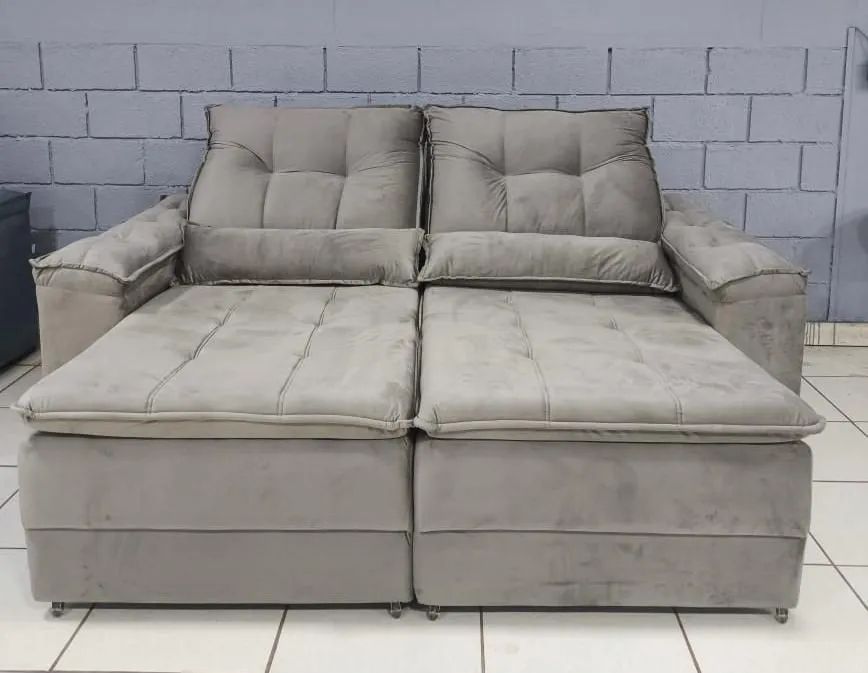 SOFÁ ESPUMA D33 NOVO - PRONTA ENTREGA 