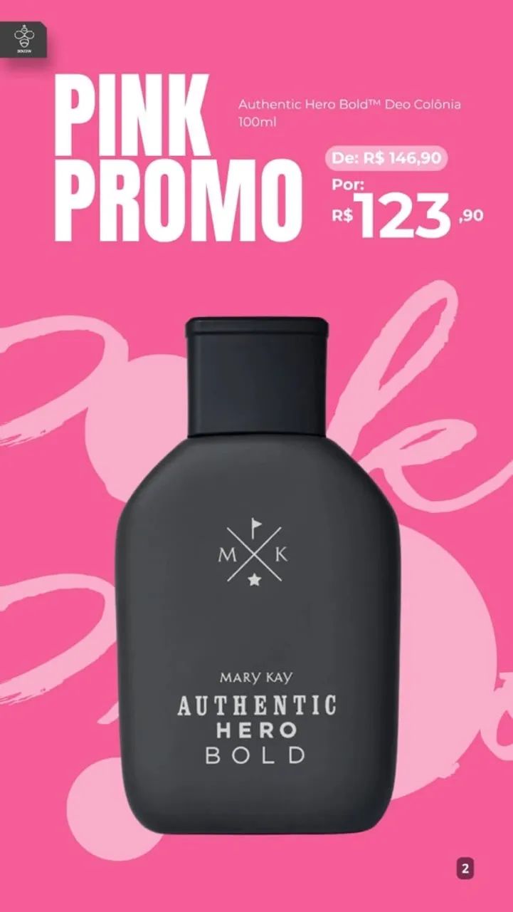 Perfume masculino authentic hero bold 