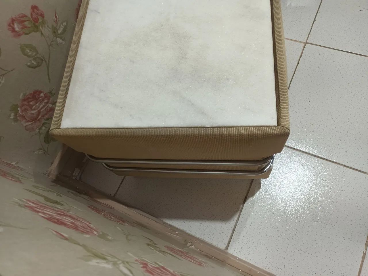 Mesa baú puff tampo mármore  - Foto 2