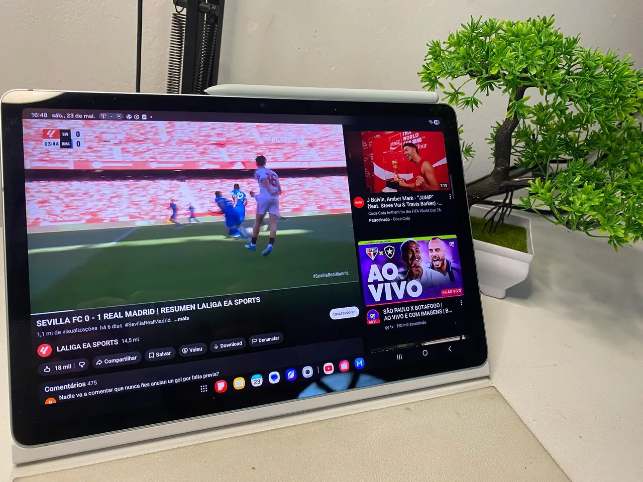 Samsung Galaxy Tab S9 FE 128GB / 6GB RAM (+ S Pen e Capa Magnética)