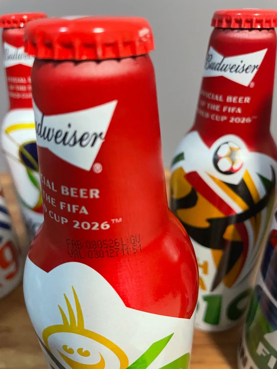Cerveja Budweiser Edição Limitada Copa 2026 Kit 6 Unid 330ml - Foto 5