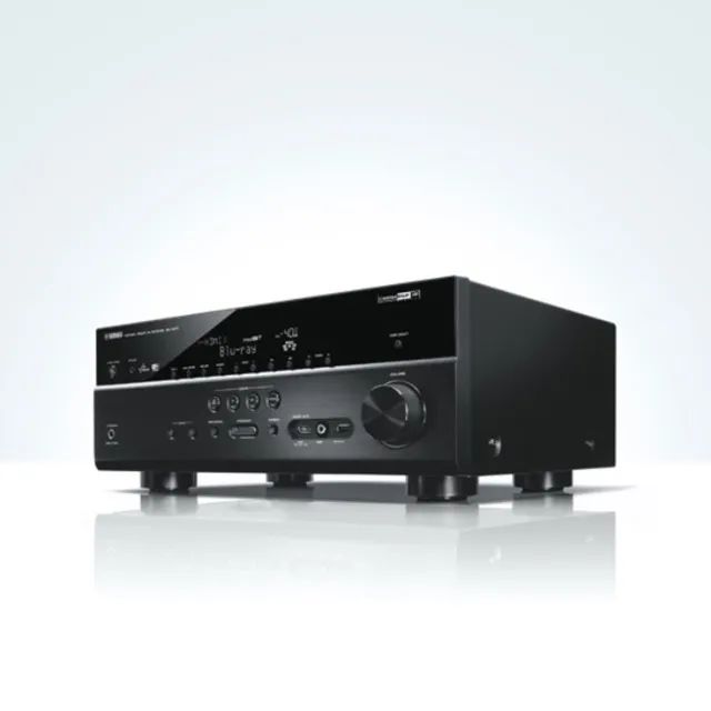 Receiver Yamaha RX-V677 com caixas de som