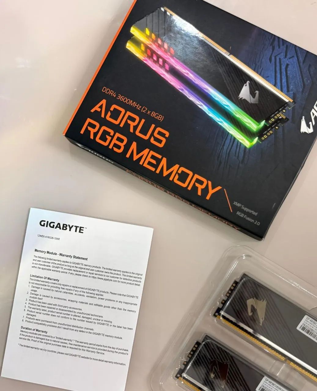 Memória RAM DDR4 Aorus 3600mhz - Foto 2