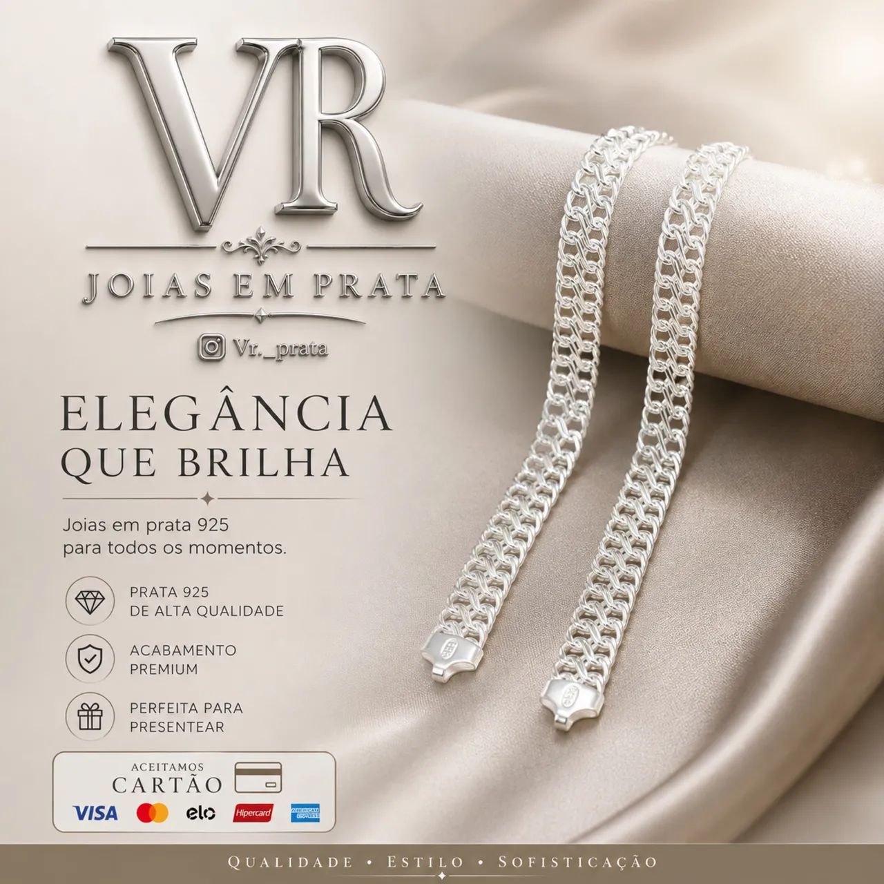 Pulseira de prata 925