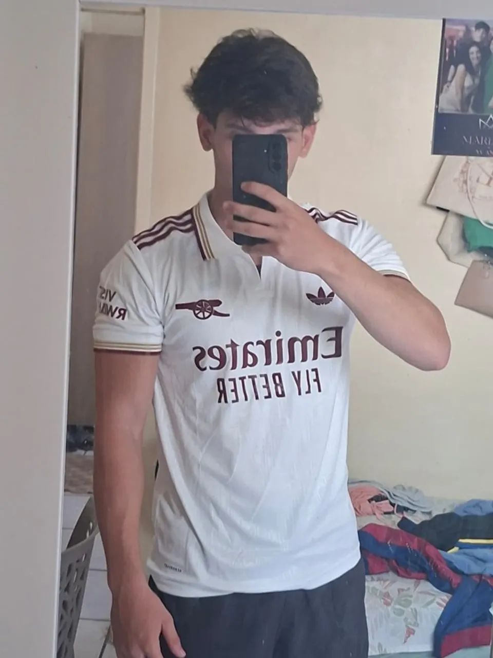 Camisa Arsenal Branca 25/26 (Nova e etiquetada) - Foto 3