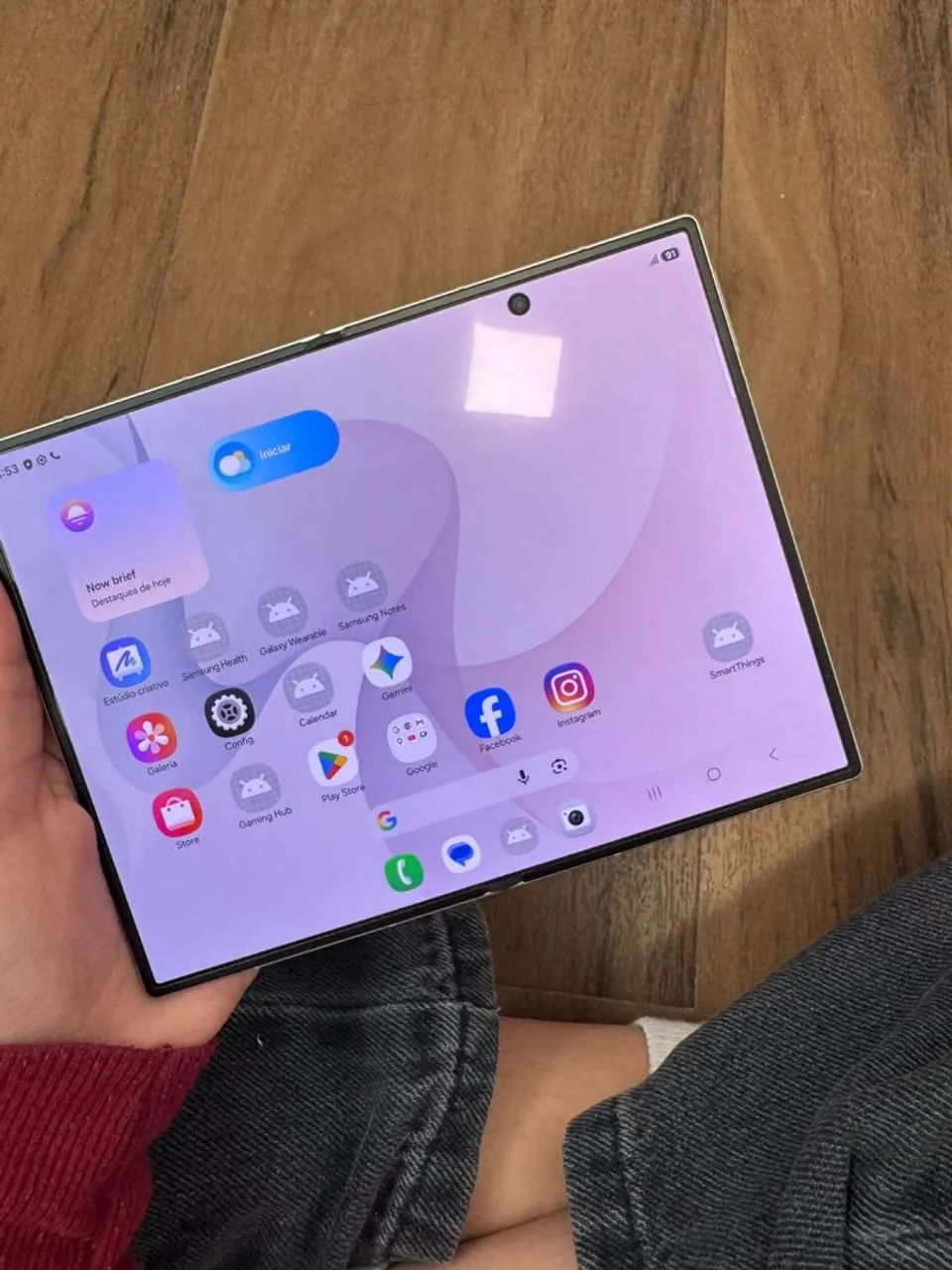 Título: Samsung Galaxy Z Fold 8 256GB Branco - Lacrado! - Foto 5