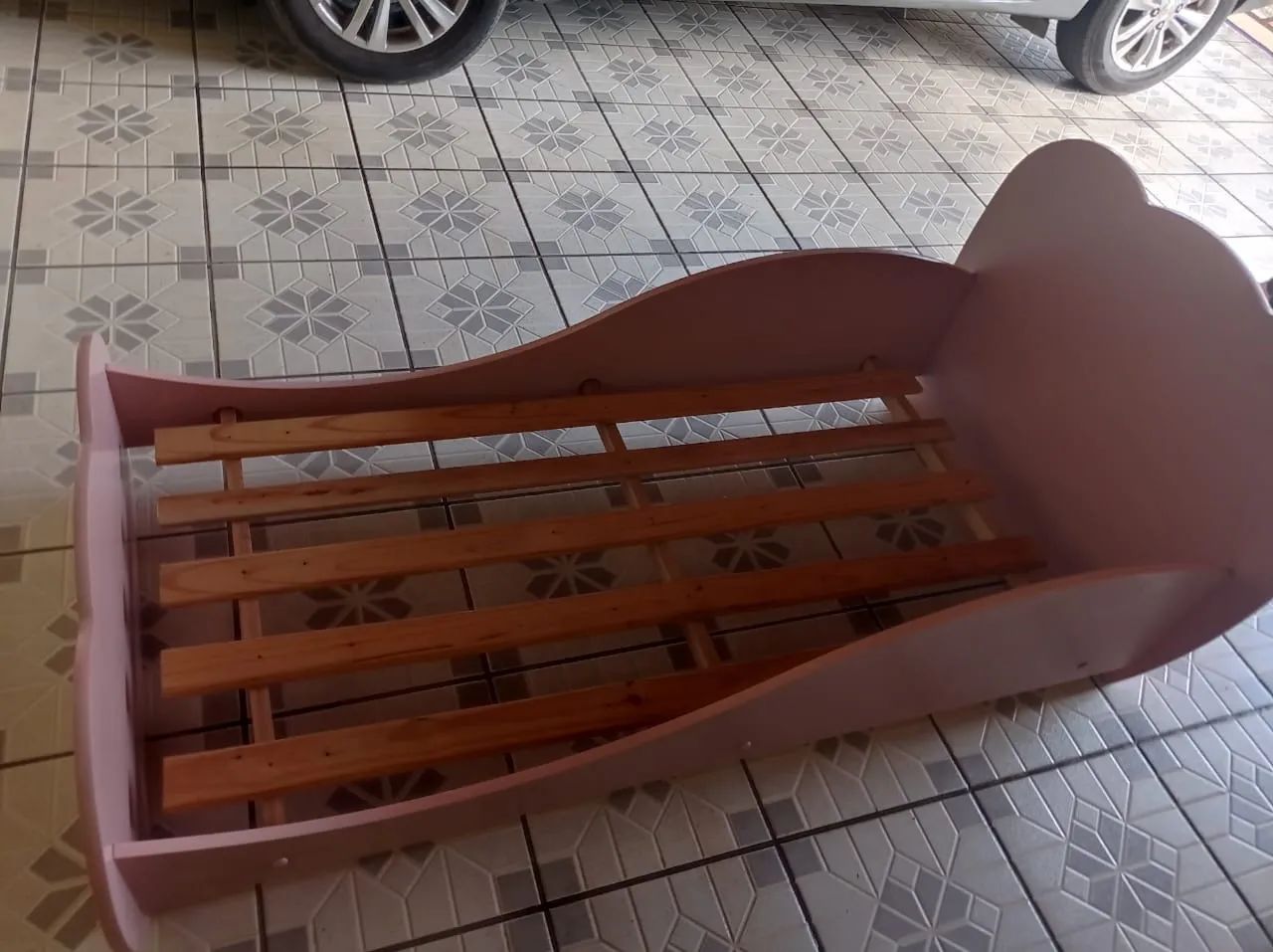 Cama Infantil Nuvem (Rosa) - Foto 2