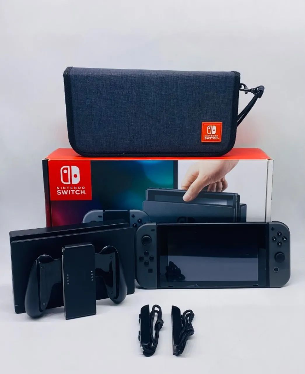 Nintendo Switch Cinza V1 Desb. Usado - 128GB Com Caixa