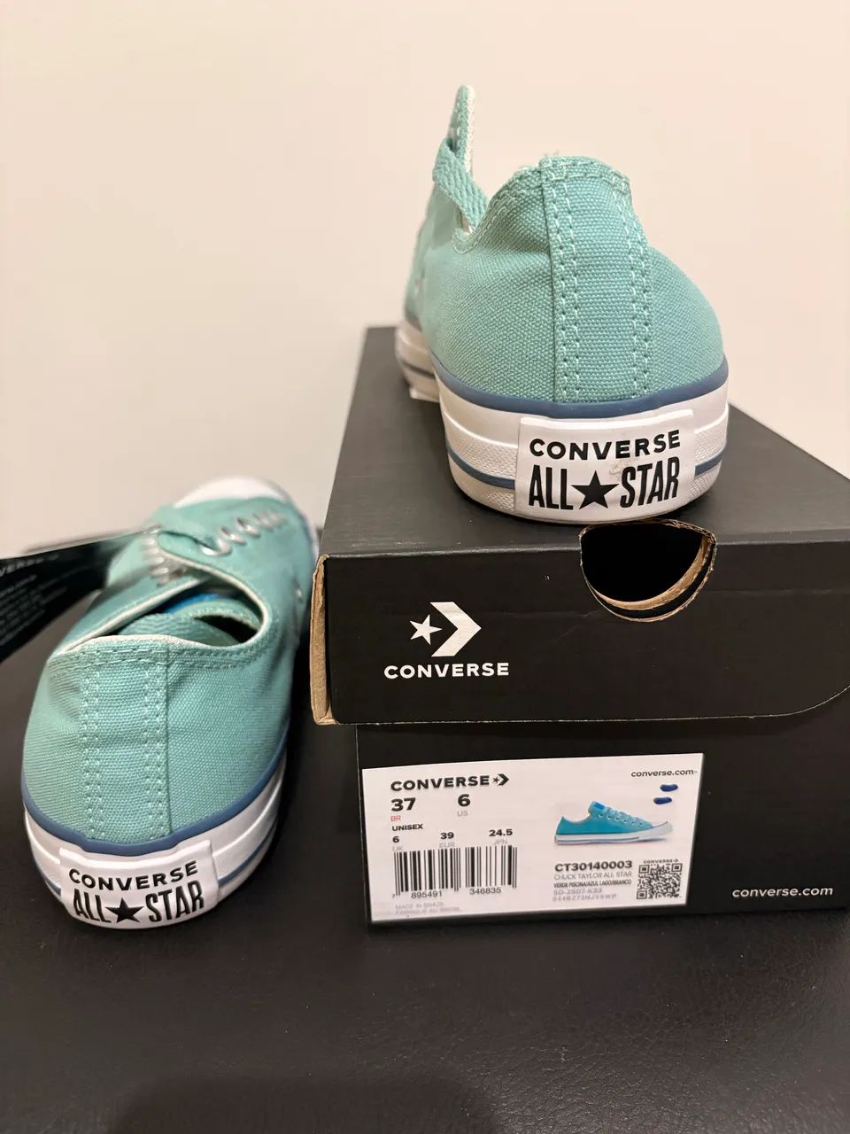 Converse All Star Verde Piscina - 40 - Foto 5