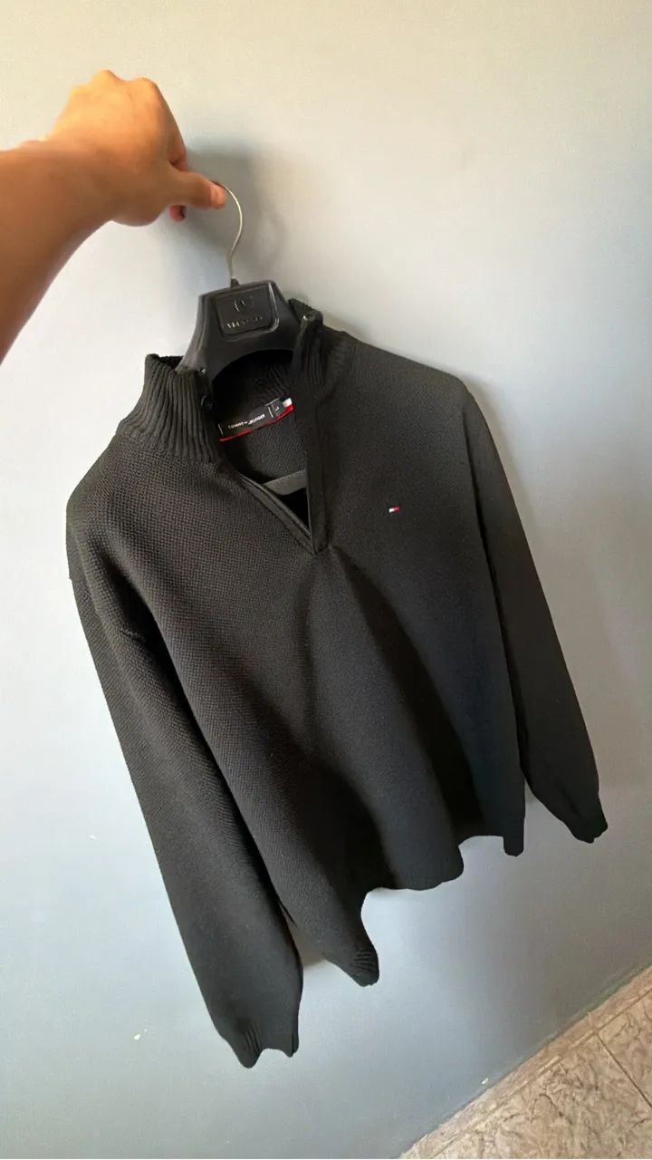 suéter masculino Tommy Hilfiger veste G e M - Foto 4