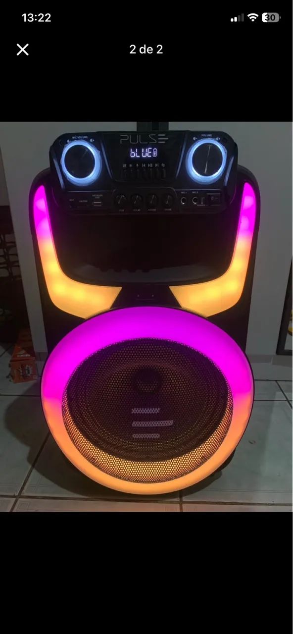 Caixa de som pulse pra vender 600w - Foto 2