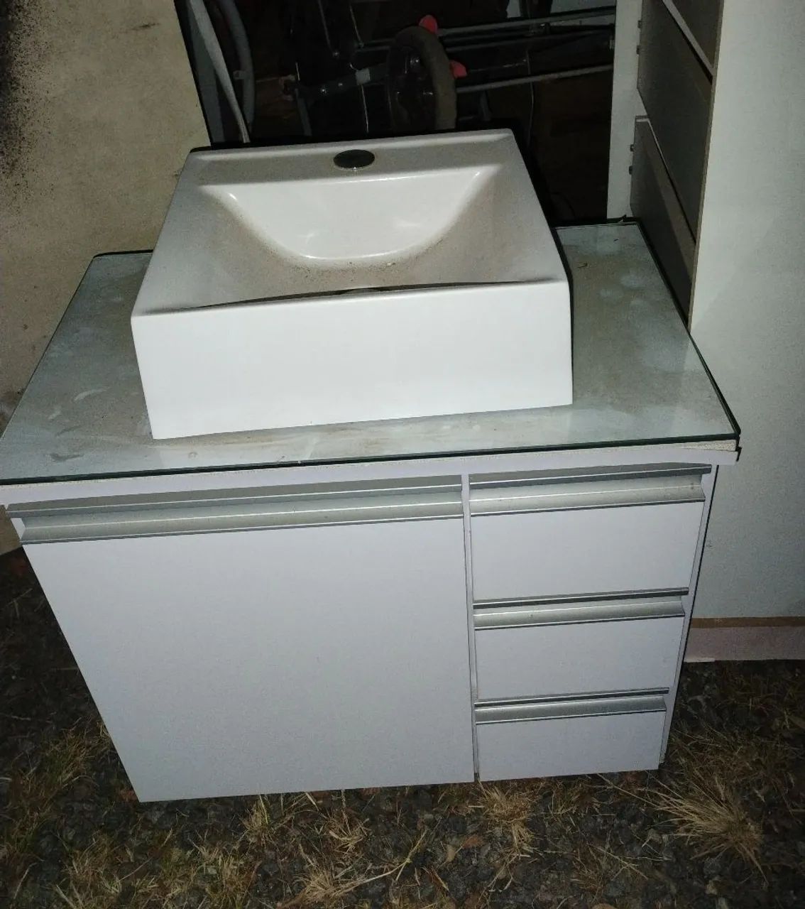 Balcão pequeno de manheiro lindo - Foto 5