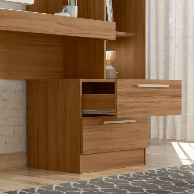  Escrivaninha com Estante Nova na Promoção - Foto 2