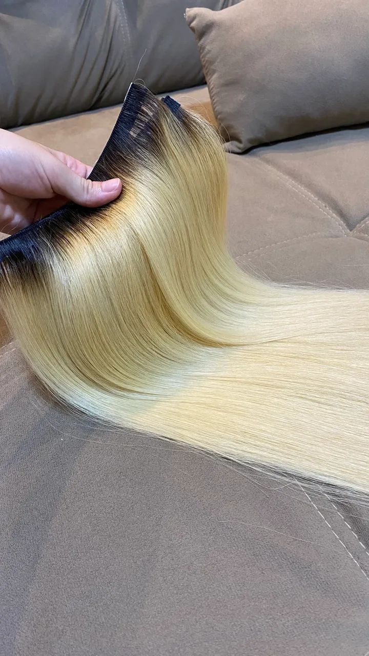 Cabelo brasileiro loiro 125g