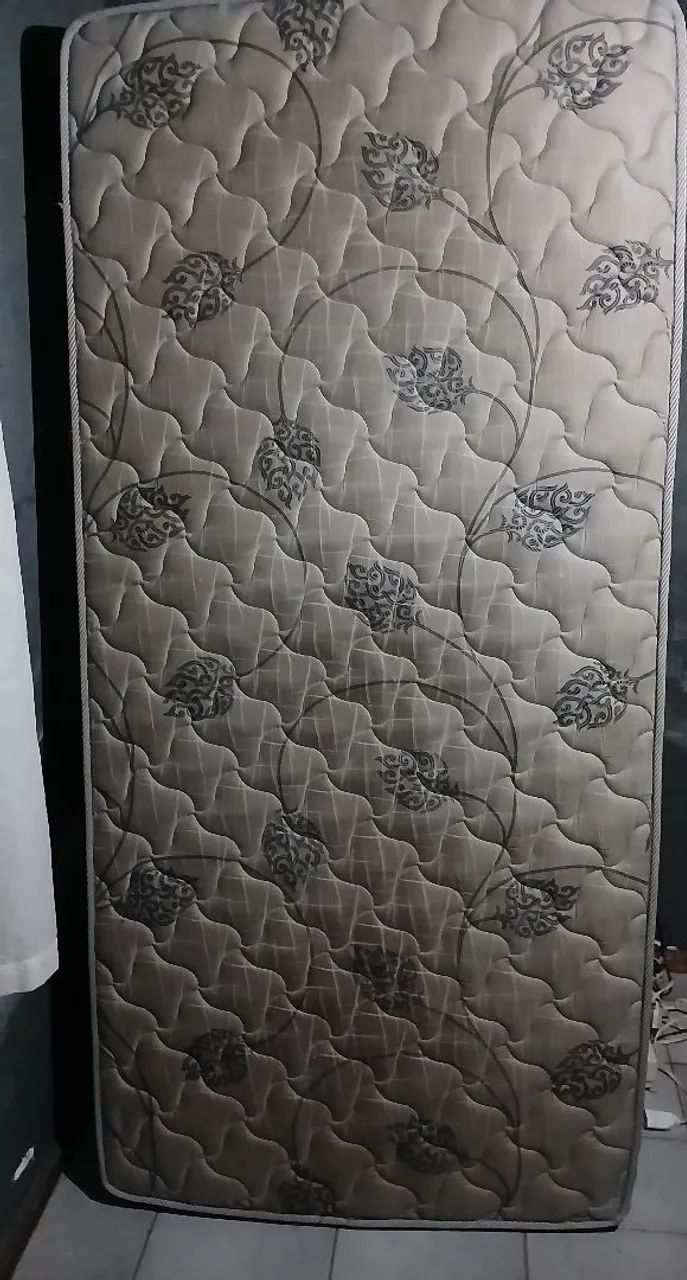 Cama box solteiro +colchao