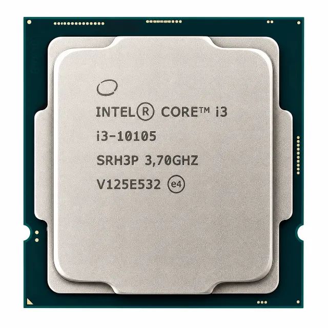新品未使用 Intel Core i3-10105 10th Gen CPU CPU i3-10105 LGA1200 com gráfico integrado 7 meses de uso(LEIA A