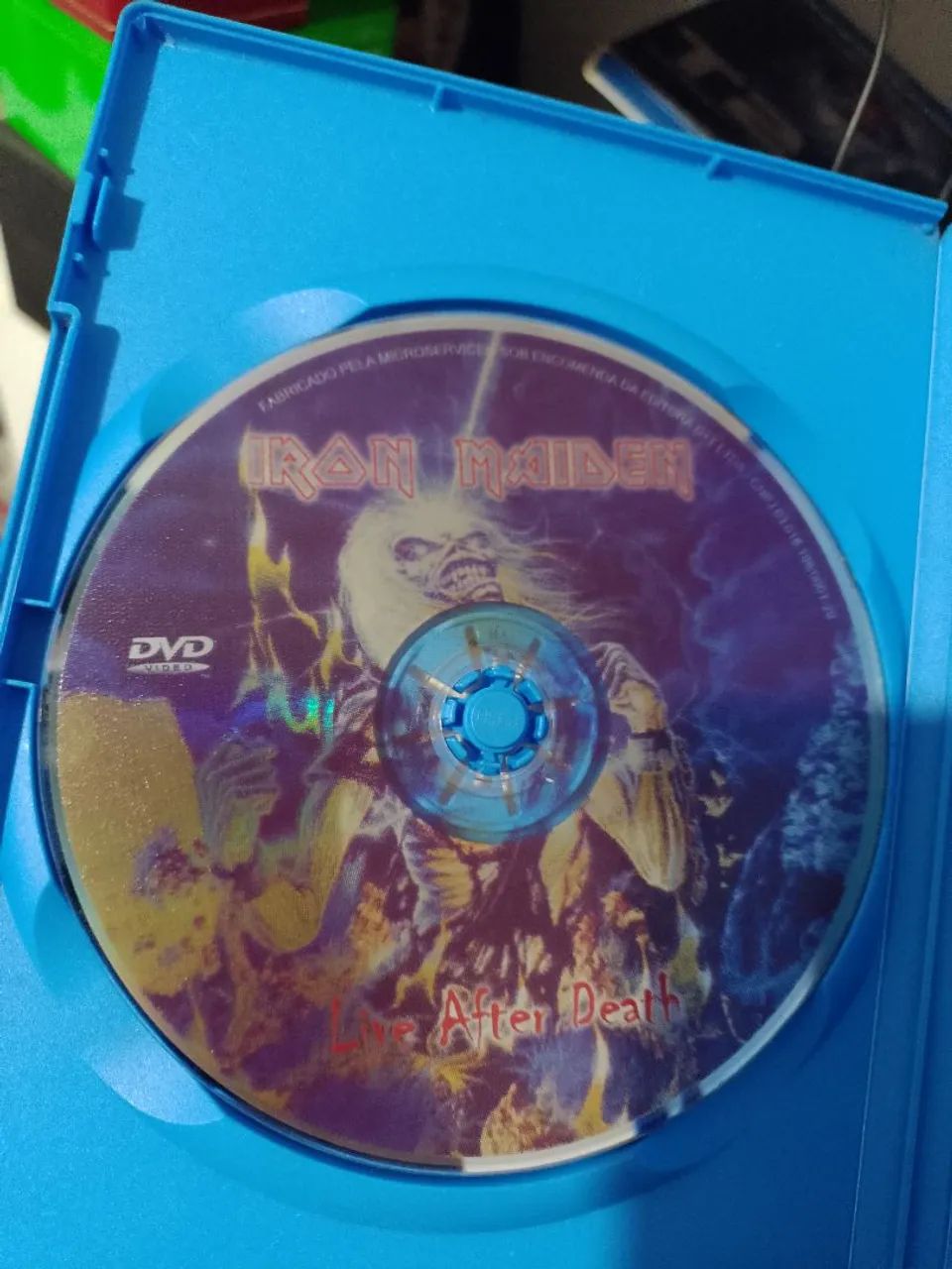 Dvd iron maiden live after death Powerslave tour - CDs, DVDs etc