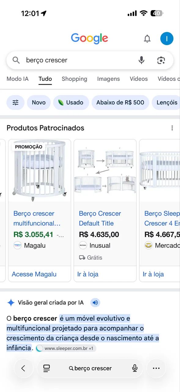 Berço crescer branco  - Foto 4