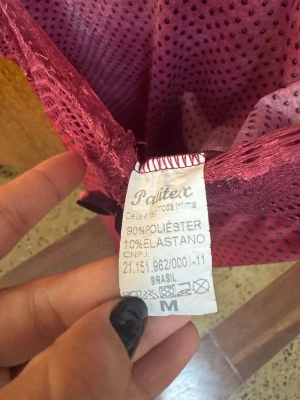 camisola patitex m vinho - Foto 2