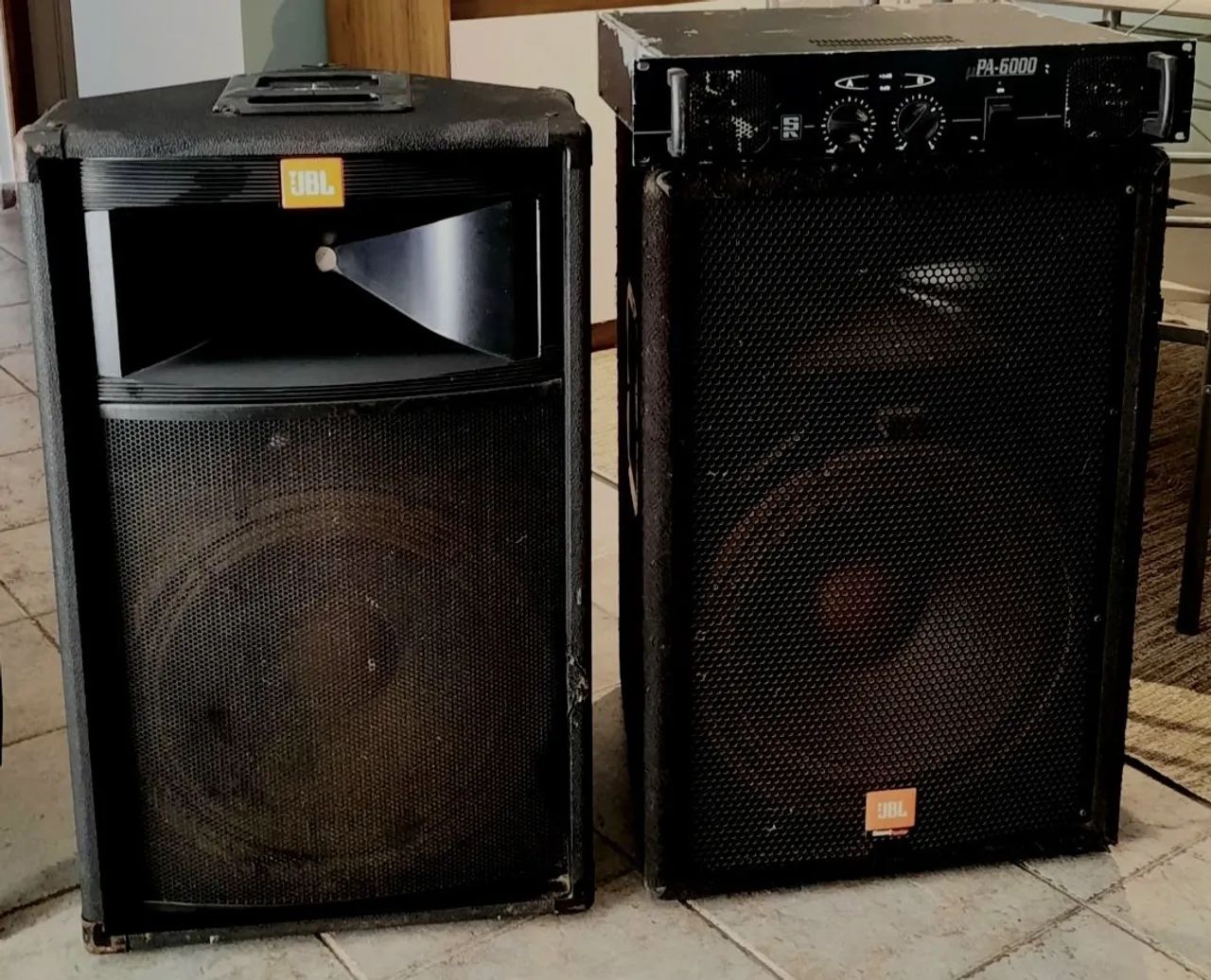 KIT com 2 caixas JBL Americana e 1 Potência STANER Ótima preço 