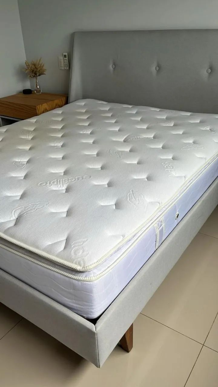 Cama e colchão queen Líder Interiores - Foto 2