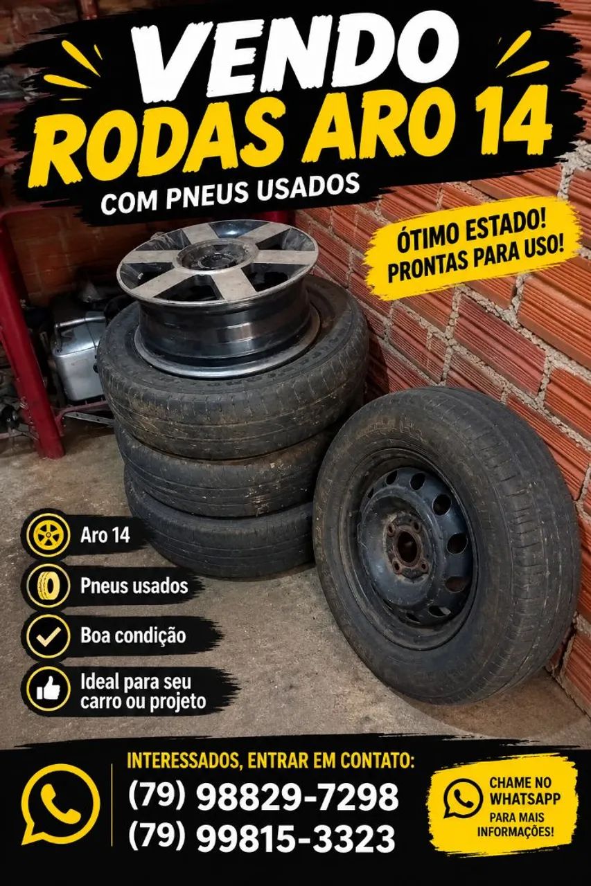 Conjunto Rodão Aro 14 