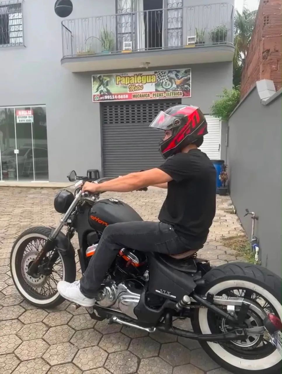 Honda Shadow estilo custon  - Foto 2