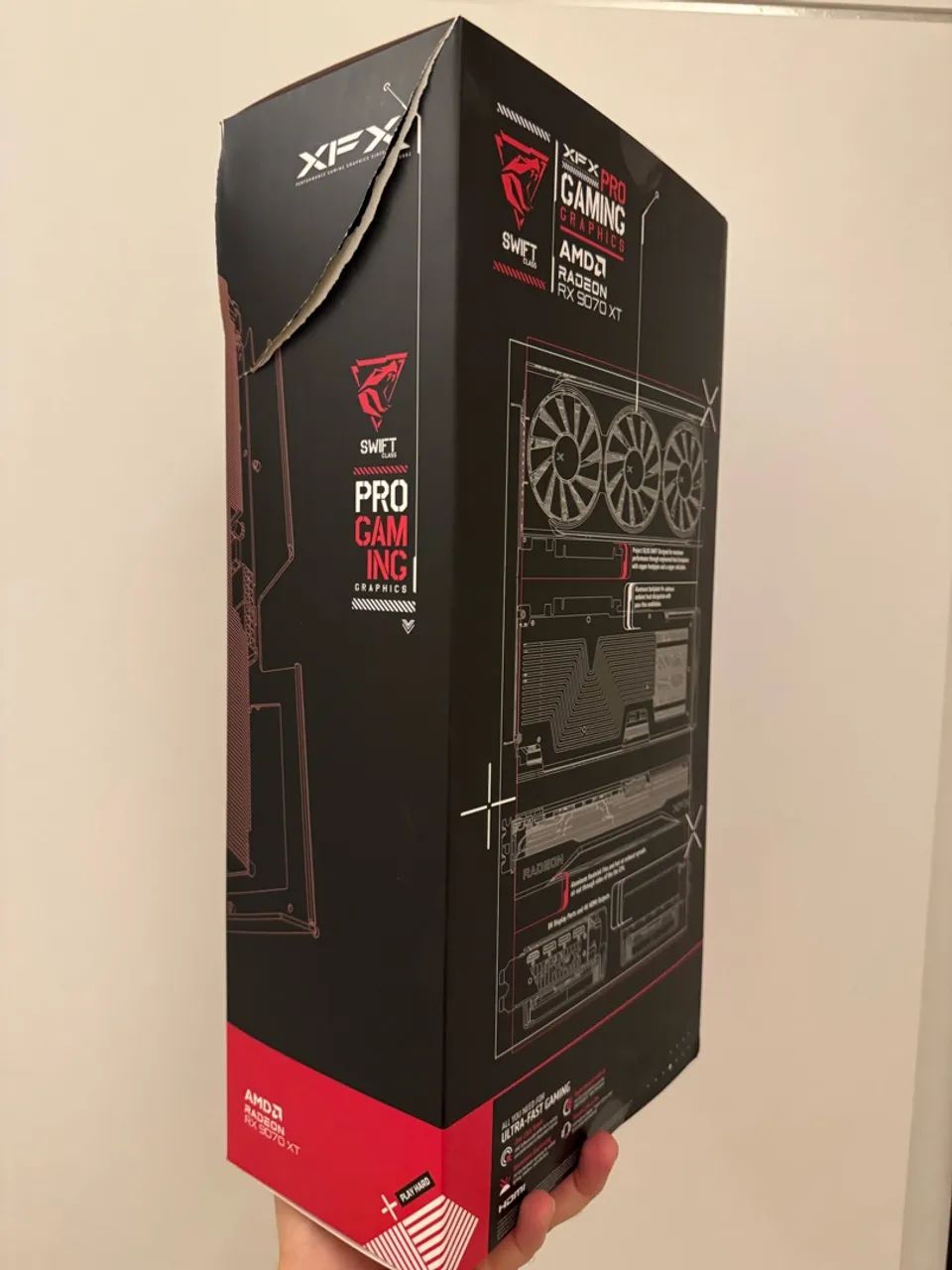 Placa de video XFX AMD radeon 9070xt - Foto 3